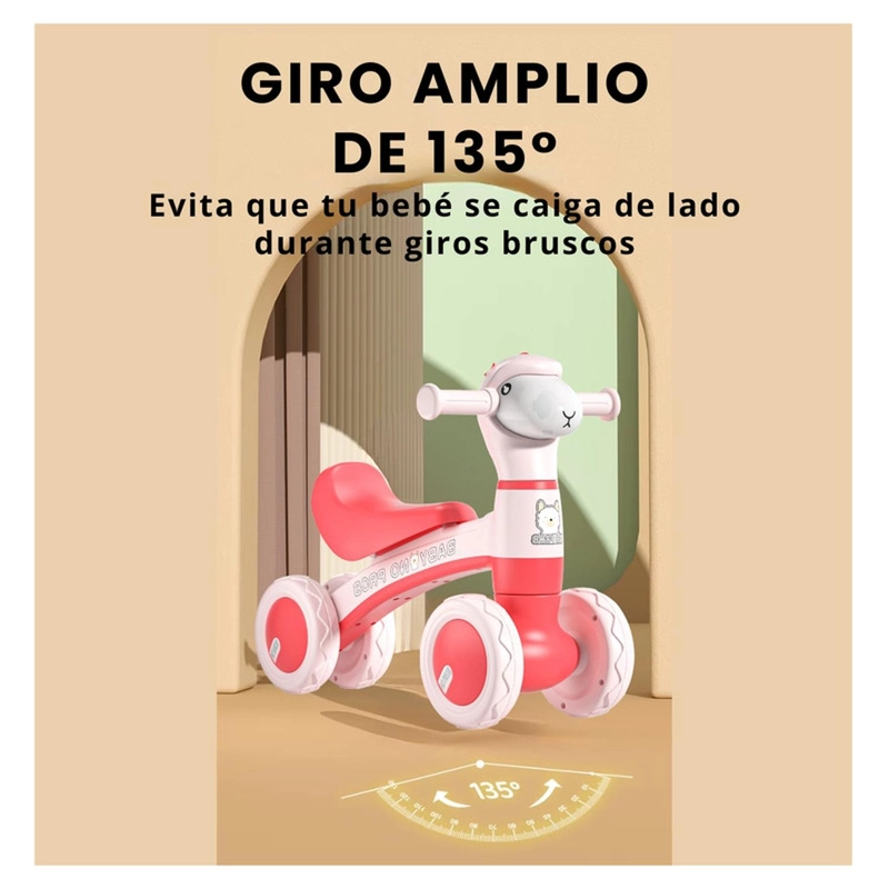 BICICLETA EQUILIBRIO APRENDIZAJE SCOOTER BALANCE 4 RUEDAS RO - 4