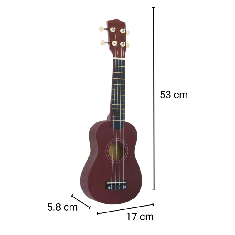 UKELELE 21' CAFE OSCURO INCLUYE FUNDA - 4