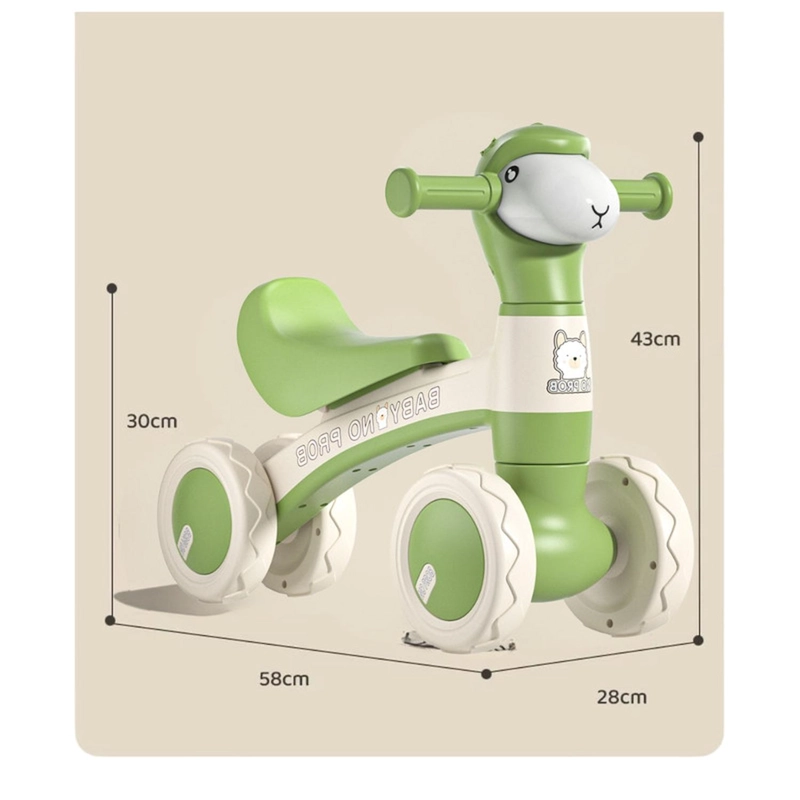 BICICLETA AUCKLAND OUTDOOR 804 EQUILIBRIO APRENDIZAJE SCOOTER BALANCE 4 RUEDAS VE VERDE - 3