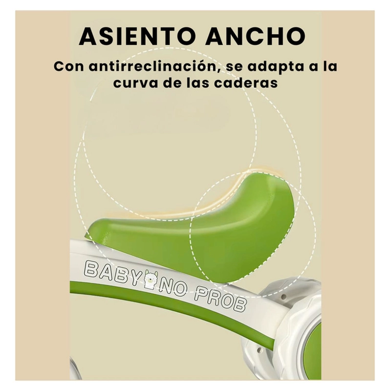 BICICLETA AUCKLAND OUTDOOR 804 EQUILIBRIO APRENDIZAJE SCOOTER BALANCE 4 RUEDAS VE VERDE - 5