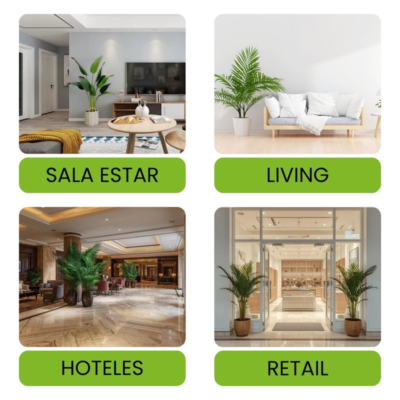 PLANTA ARTIFICIAL DE 90 CM TIPO BANANO DECORATIVA - 5