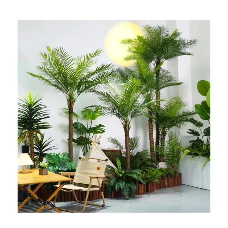 PLANTA ARTIFICIAL INTERIOR PALMERA 160 CM + MACETERO - 4