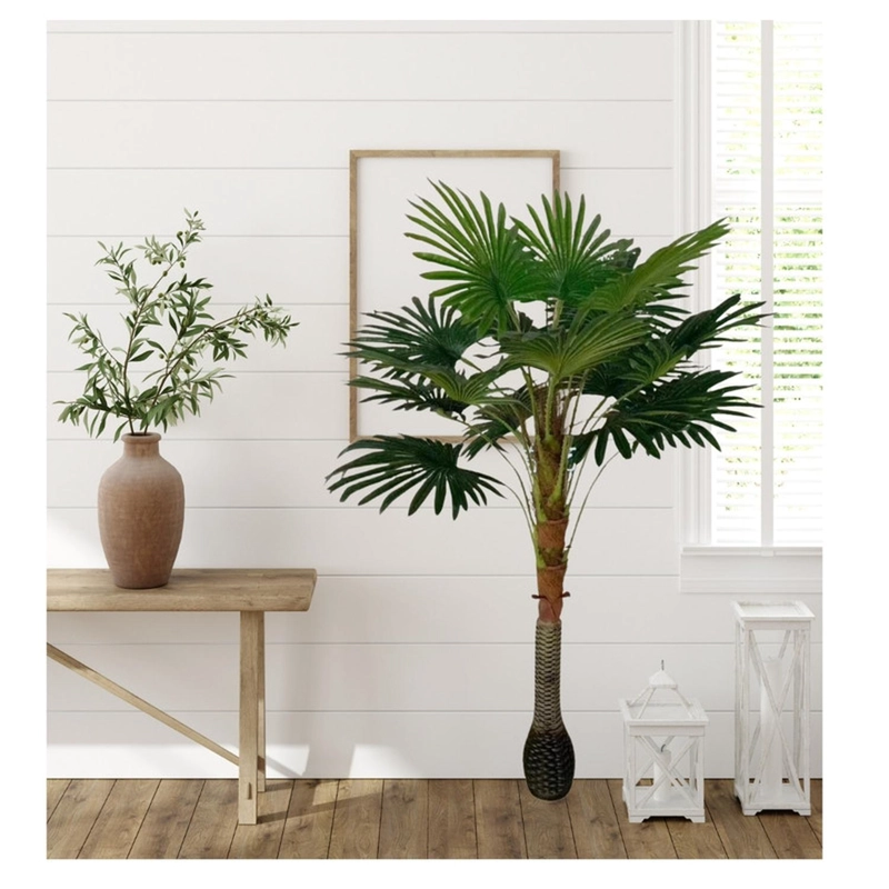 PLANTA ARTIFICIAL DECORATIVA PALMERA 140 CM - 4