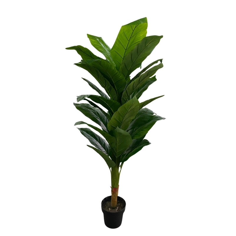 PLANTA ARTIFICIAL 160 CM ALTO CON MACETERO DECORATIVA - 1