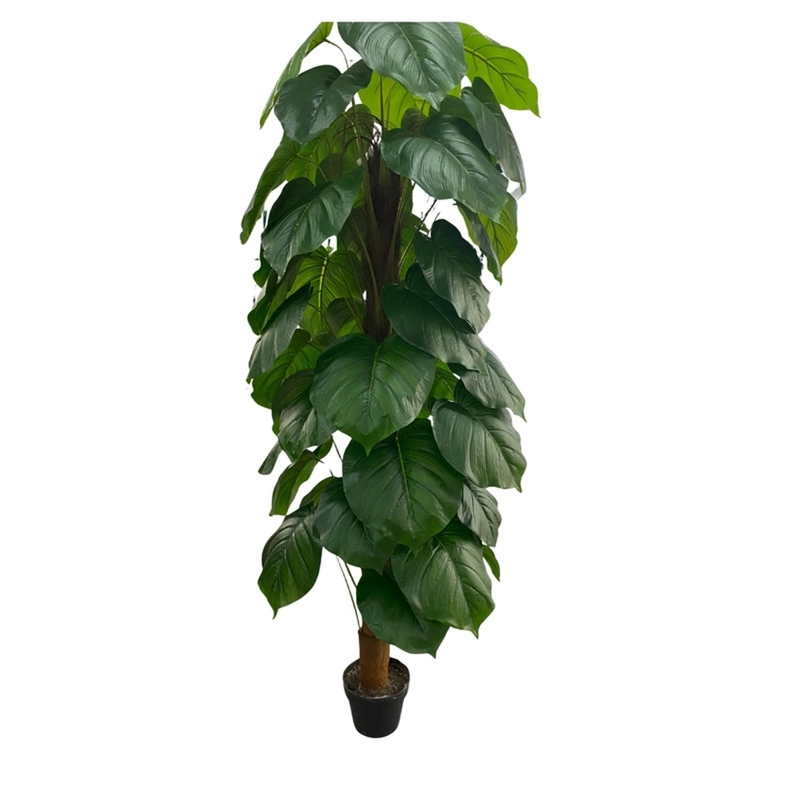 PLANTA ARTIFICIAL DECORATIVA DE 160 CM CON MACETERO - 3
