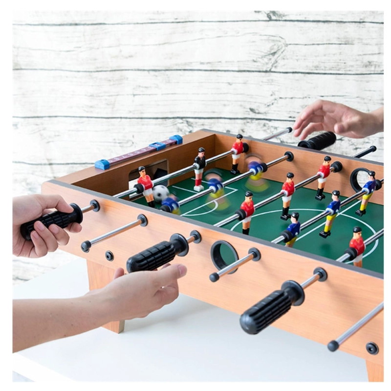 TACA TACA MADERA NIÑOS. MINI MESA DE FUTBOL. 69X35X21 CM. - 8