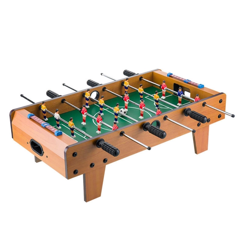 TACA TACA MADERA NIÑOS. MINI MESA DE FUTBOL. 49X21X15 CM. - 6