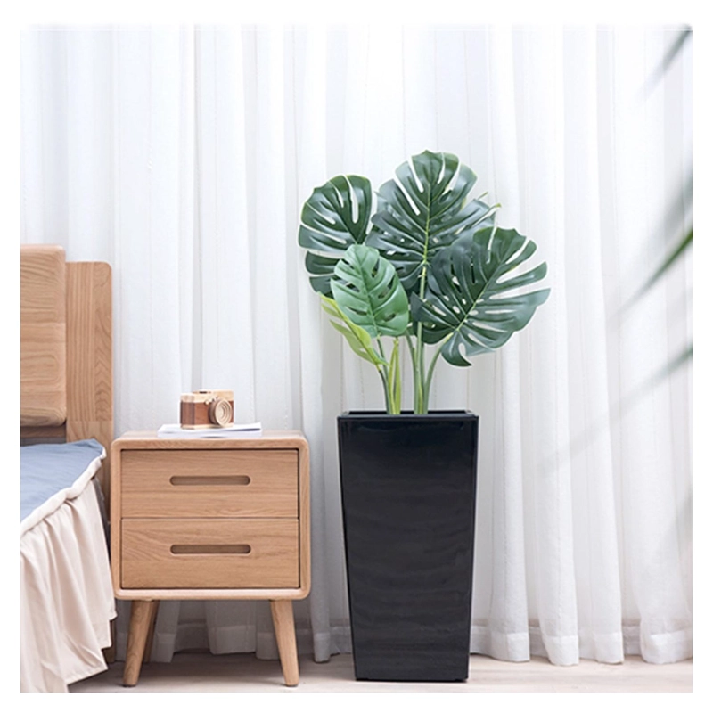 MACETERO GRANDE PLASTICO RESISTETE SIMIL PIEDRA 70X35X35 CM - 2