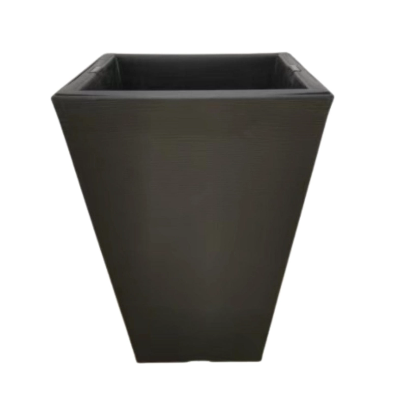 MACETERO GRANDE PLASTICO RESISTETE SIMIL PIEDRA 70X35X35 CM - 6