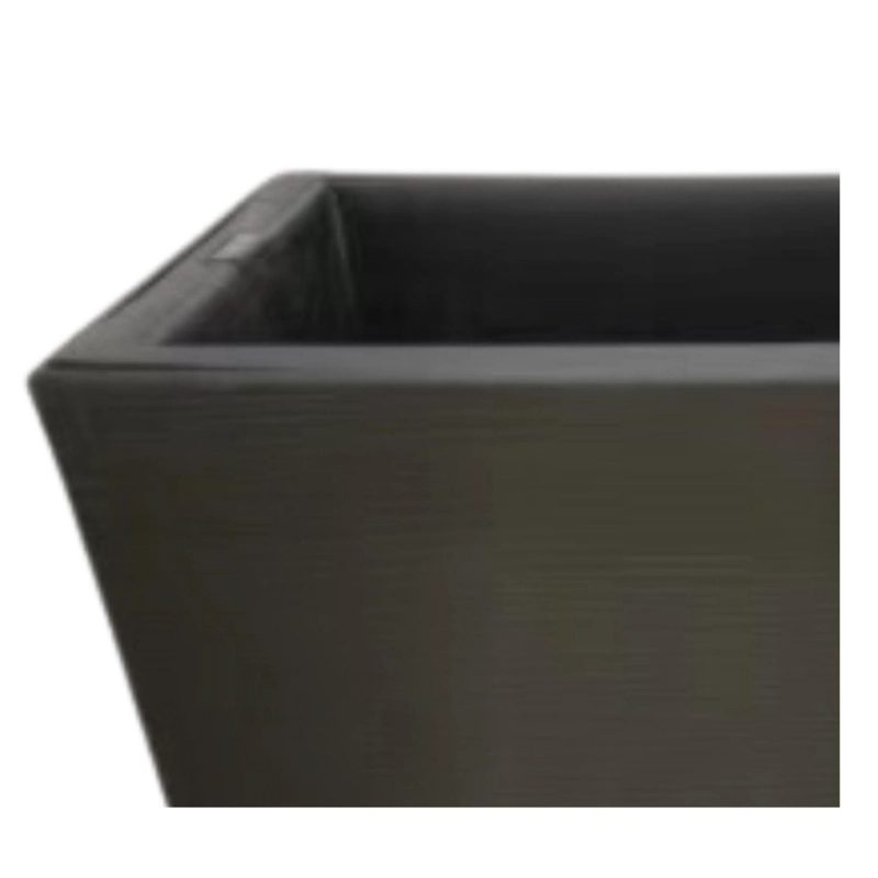 MACETERO GRANDE PLASTICO RESISTETE SIMIL PIEDRA 70X35X35 CM - 7