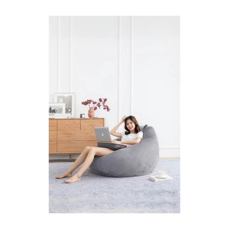 PUFF AUCKLAND OUTDOOR PCG90110 LIBRE DISPOSICIÓN GRIS PERA COTELE 90X110 CM - 2