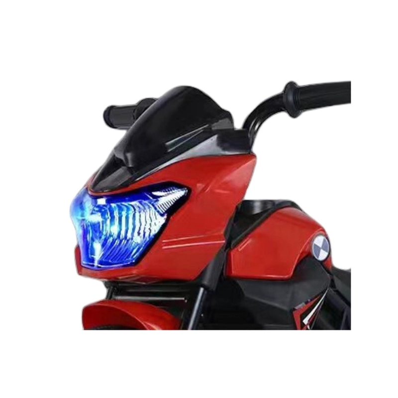 MOTO NIÑO ANTIVUELCO A BATERIA RECARGABLE LUZ Y SONIDO RED - 6