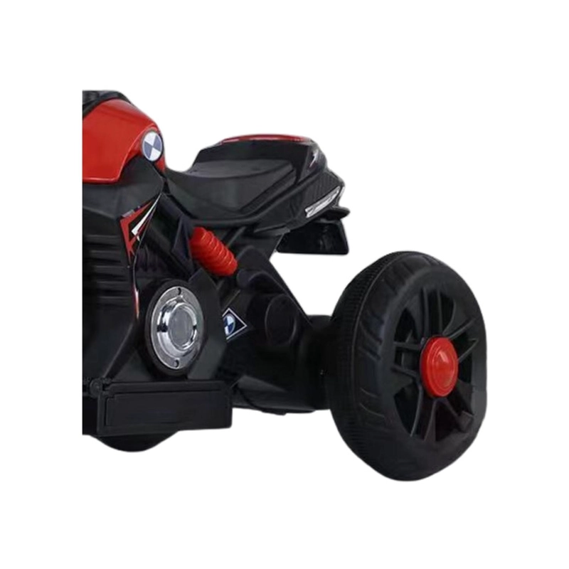 MOTO NIÑO ANTIVUELCO A BATERIA RECARGABLE LUZ Y SONIDO RED - 7