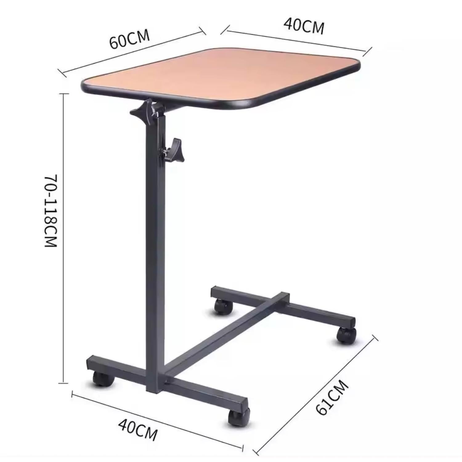 MESA HOMASTTI DELUXE PLEGABLE ENFERMO CAMA FIRME ALTURA AJUSTABLE PC - 3