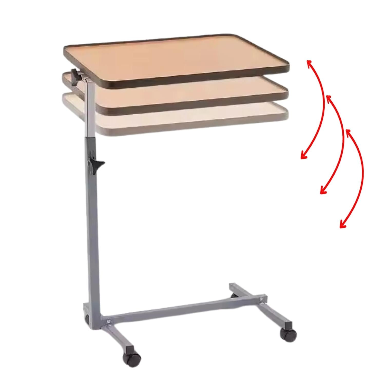 MESA HOMASTTI DELUXE PLEGABLE ENFERMO CAMA FIRME ALTURA AJUSTABLE PC - 4