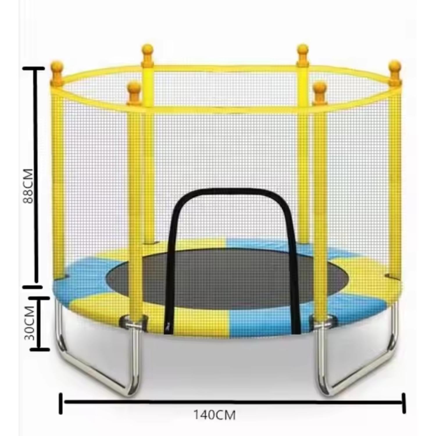 CAMA ELASTICA SALTARINA DELUXE MALLA PROTECCION TRAMPOLIN - 2