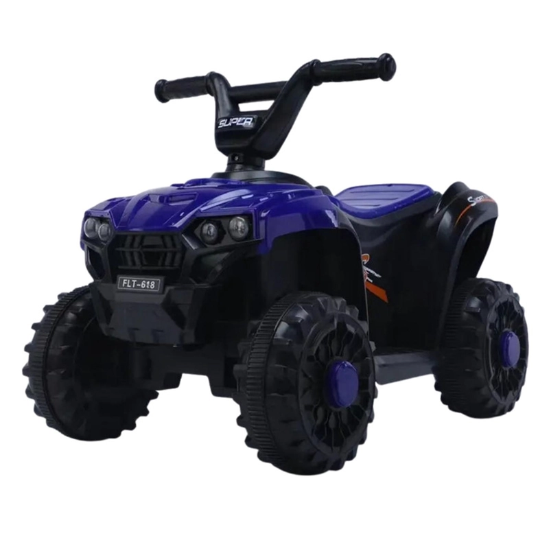 CUATRIMOTO AUTO ELECTRICO AUCKLAND OUTDOOR INFANTIL LUZ SONIDO BATERIA BLUE - 1