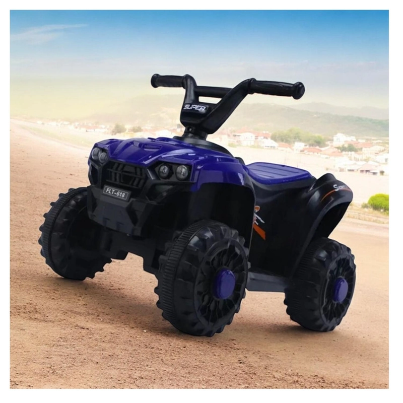 CUATRIMOTO AUTO ELECTRICO AUCKLAND OUTDOOR INFANTIL LUZ SONIDO BATERIA BLUE - 6