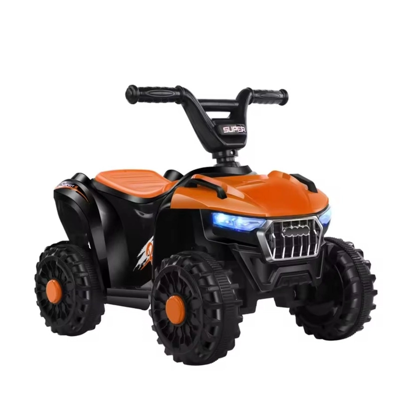 CUATRIMOTO AUTO ELECTRICO AUCKLAND OUTDOOR NIÑO BATERIA LUZ Y SONIDO NARANJA - 1