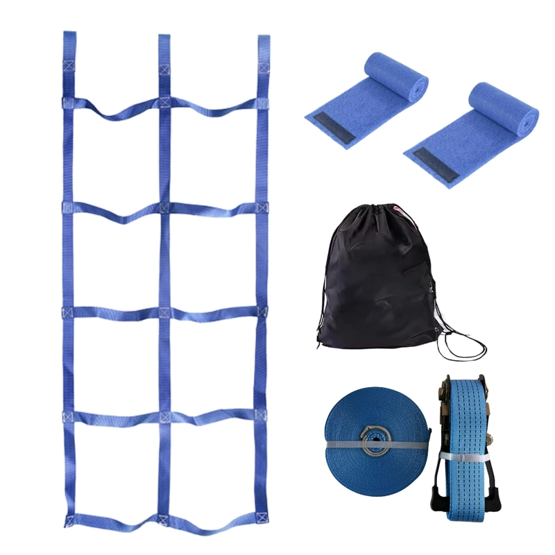 SET AUCKLAND OUTDOOR PA-OBST-KIT2 JUEGO OBSTÁCULOS NIÑOS CARRERA 7 KIT NINJA WARRIOR SLACKLINE - 7