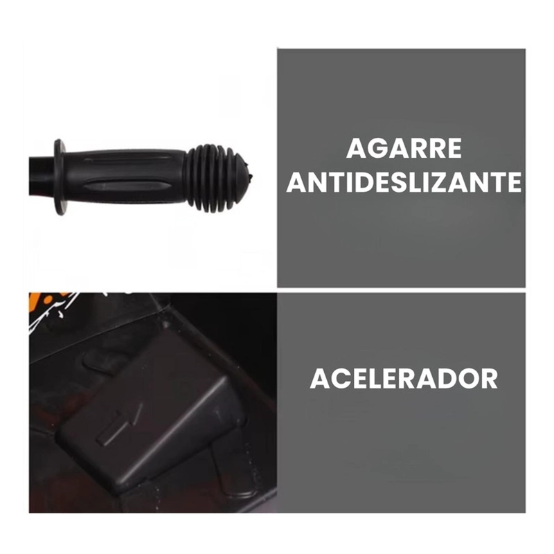 CUATRIMOTO AUTO ELECTRICO BATERIA INFANTIL LUZ SONIDO ROJA - 3