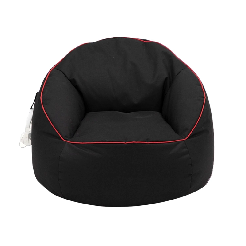 PUFF AUCKLAND OUTDOOR LIBRE DISPOSICIÓN NEGRO PERA GAMER TELA OXFORD 600D 92X92X64 CM. - 1