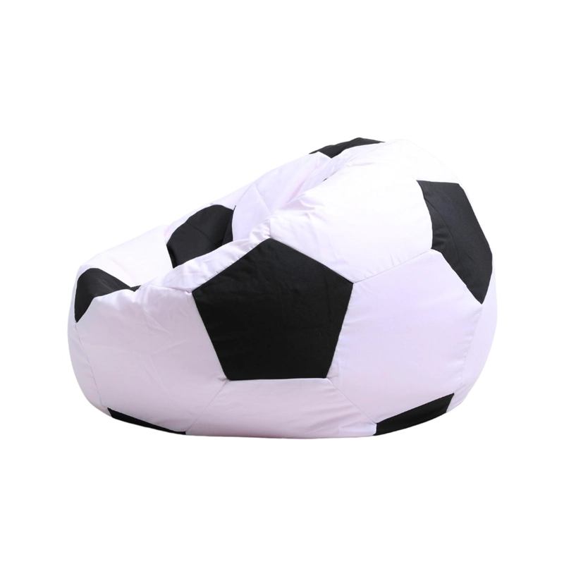 PUFF AUCKLAND OUTDOOR LIBRE DISPOSICIÓN NEGRO PERA PELOTA DE FUTBOL TELA OXFORD 600D DIÁMETRO 90 CM - 2