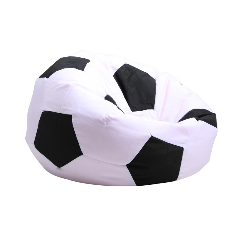 PUFF AUCKLAND OUTDOOR LIBRE DISPOSICIÓN NEGRO PERA PELOTA DE FUTBOL TELA OXFORD 600D DIÁMETRO 90 CM - 3