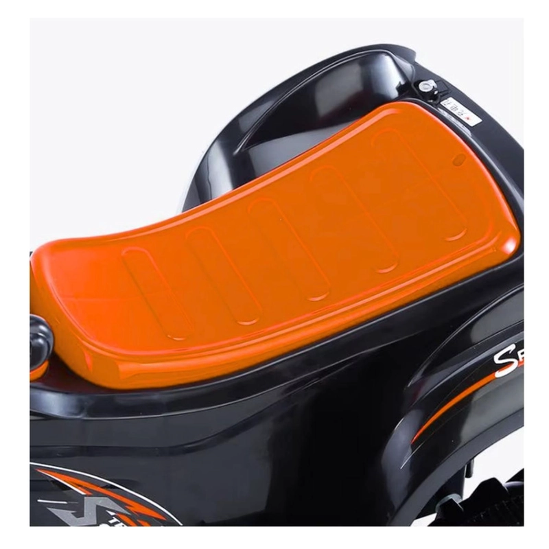 MOTO ELECTRICA AUCKLAND OUTDOOR BATERIA AUTO NIÑO LUZ Y SONIDO D68 NARANJA - 7