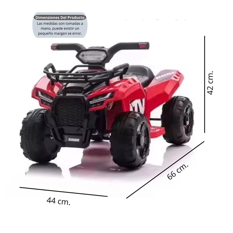 MOTO ELECTRICA AUCKLAND OUTDOOR BATERIA AUTO NIÑO LUZ Y SONIDO 518 ROJA - 2