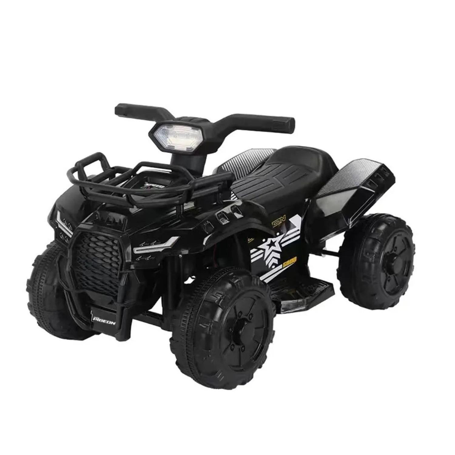 MOTO ELECTRICA BATERIA AUTO NIÑO LUZ Y SONIDO 518 NEGRA - 1