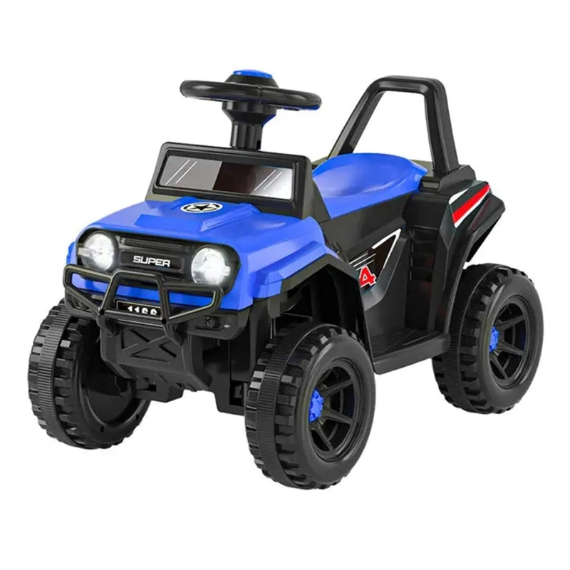 MOTO ELECTRICA AUCKLAND OUTDOOR BATERIA JEEP NIÑO LUCES Y SONIDO 1166 AZUL - 1