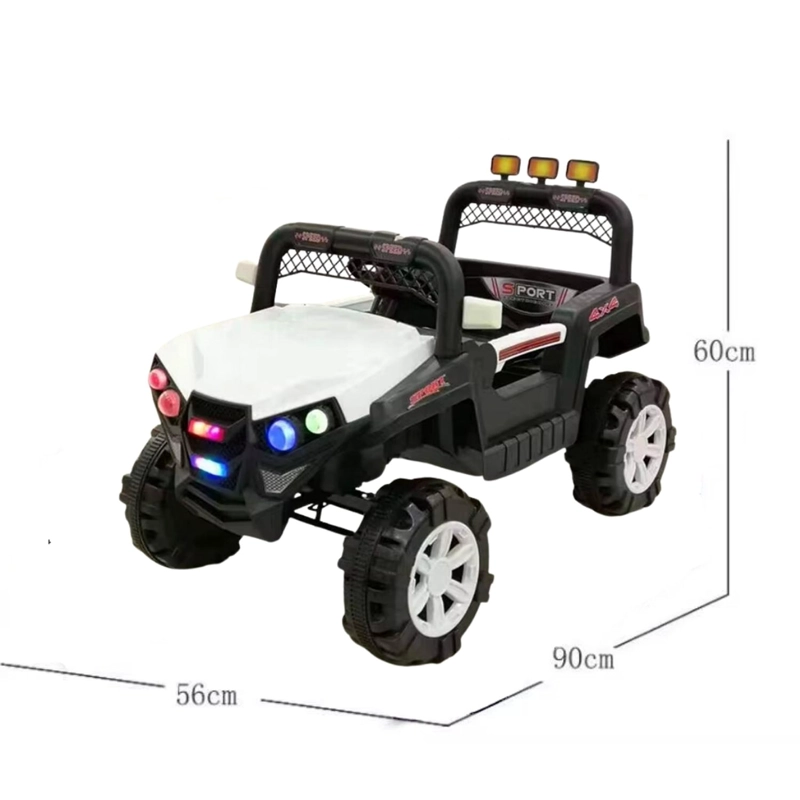 AUTO ELECTRICO INFANTIL JEEP BATERIA CON CONTROL 2069 BLANCO - 2