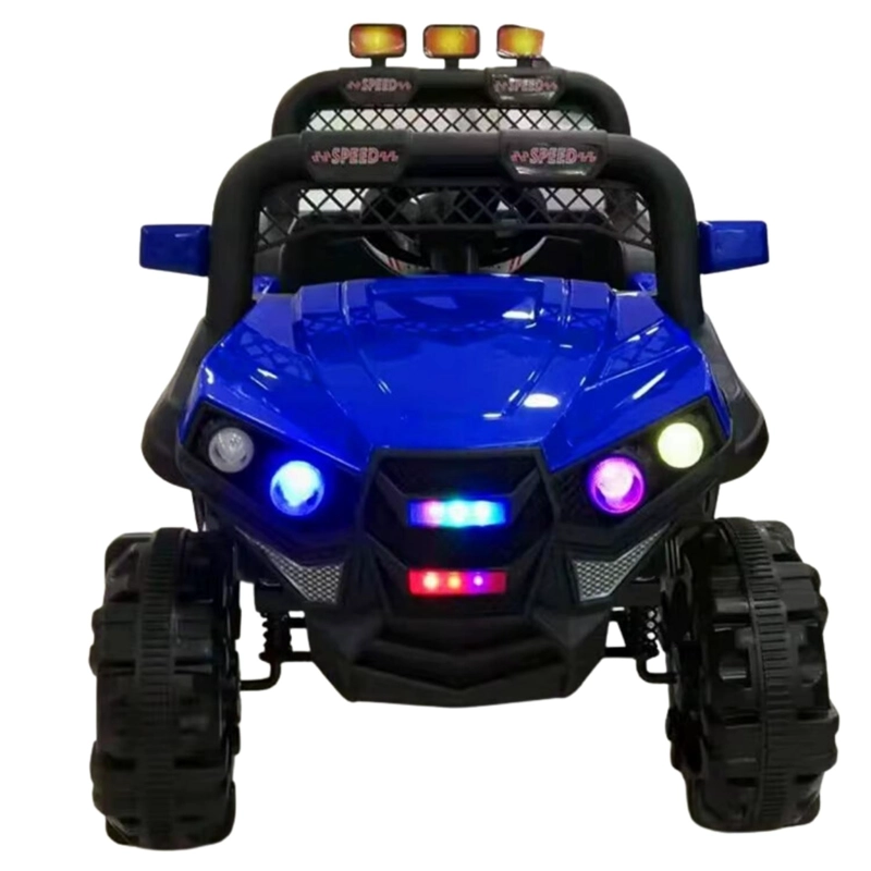 AUTO ELECTRICO INFANTIL JEEP BATERIA CON CONTROL 2069 AZUL - 2