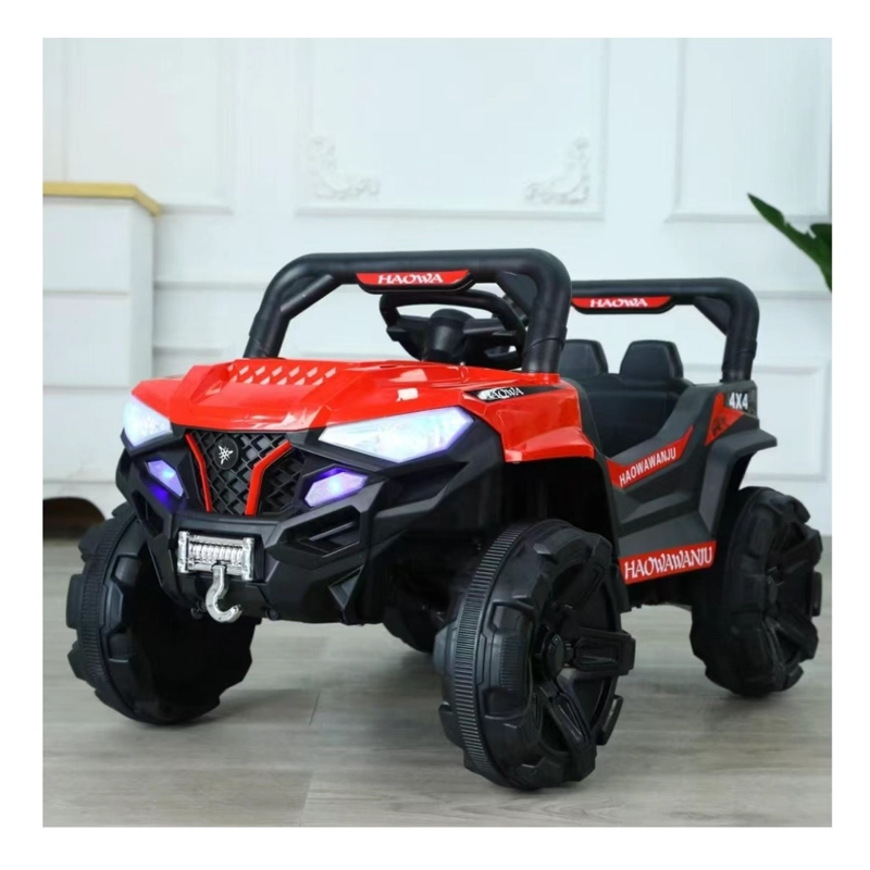 AUTO ELECTRICO JEEP INFANTIL A BATERIA CON CONTROL 1688 ROJO - 4