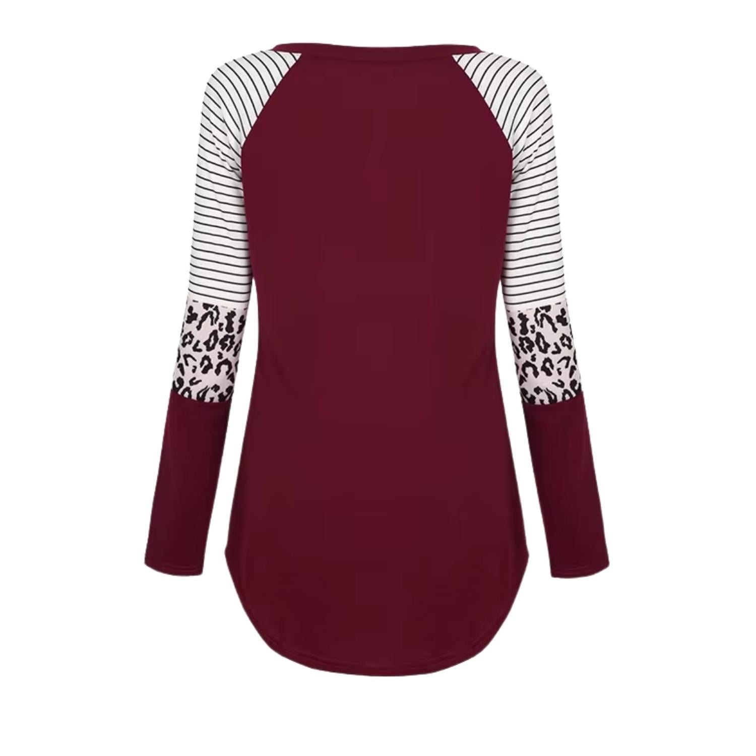 POLERA MANGA LARGA MUJER KIVARA BURDEO LACTANCIA MATERNIDAD GINA - 2