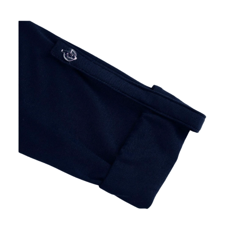 POLERA MANGA LARGA MUJER KIVARA AZUL MARINO LACTANCIA MATERNIDAD CAMISA NAVY - 2