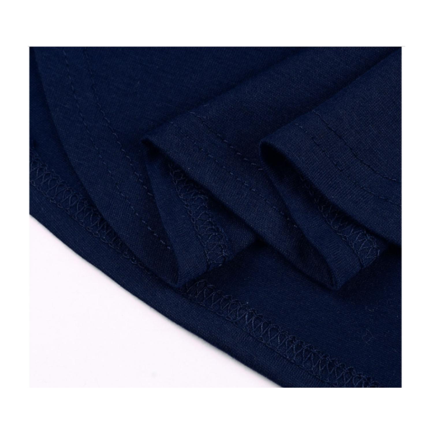 POLERA MANGA LARGA MUJER KIVARA AZUL MARINO LACTANCIA MATERNIDAD CAMISA NAVY - 8