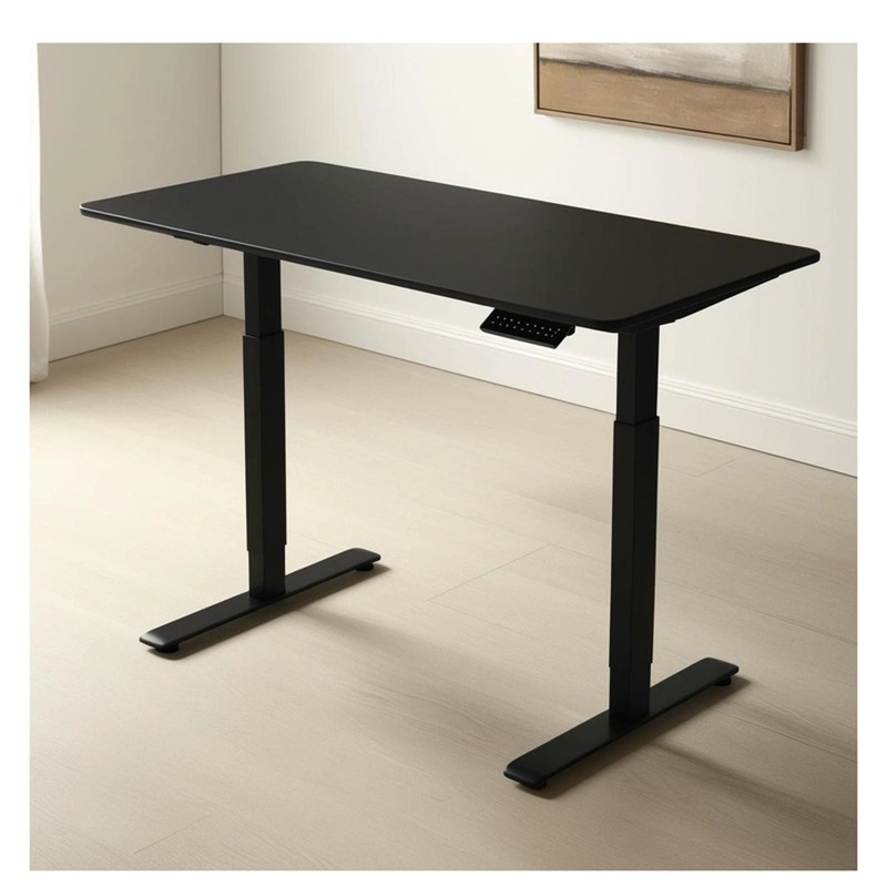 ESCRITORIO ELECTRICO ALTURA AJUSTABLE NEGRO OFICINA 120X60 CM MODERNO - 6