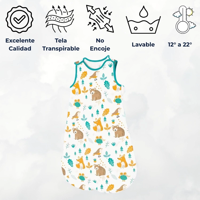 SAQUITO DE DORMIR BEBE TOG 1.5 PIJAMA SACO DE DORMIR - 2