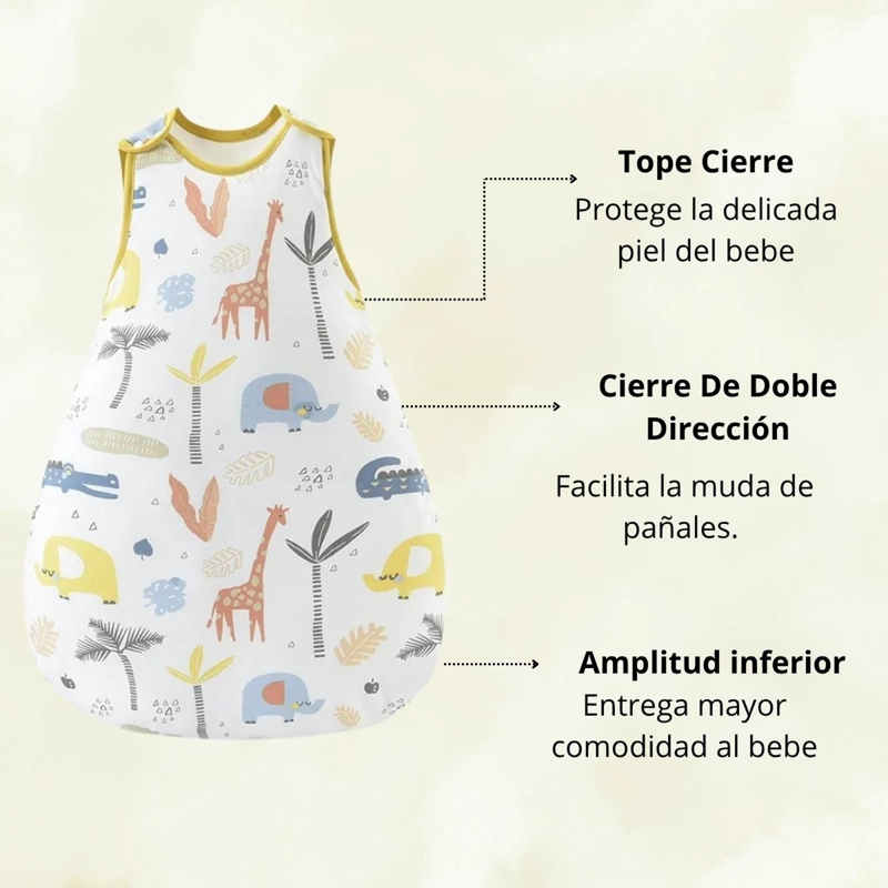 SAQUITO DE DORMIR BEBE TOG 1.5 PIJAMA SACO DE DORMIR - 3