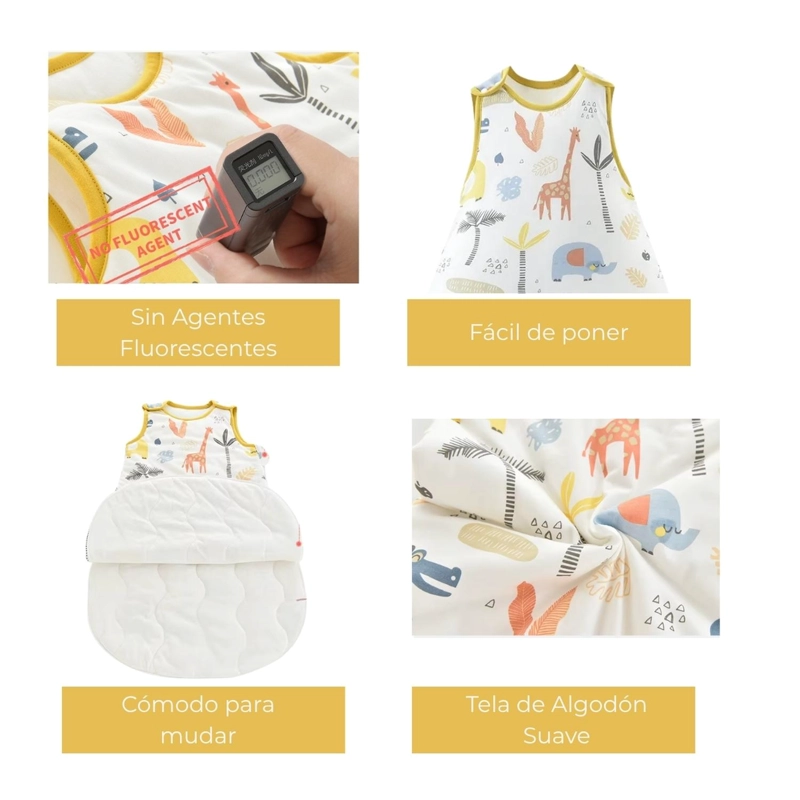 SAQUITO DE DORMIR BEBE TOG 1.5 PIJAMA SACO DE DORMIR - 4