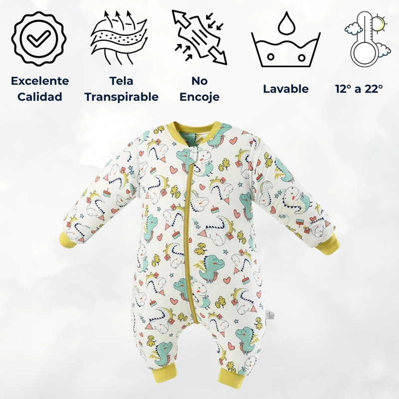 SAQUITO DE DORMIR BEBE PIJAMA CON PIE TOG 1.5 SACO DORMIR - 4