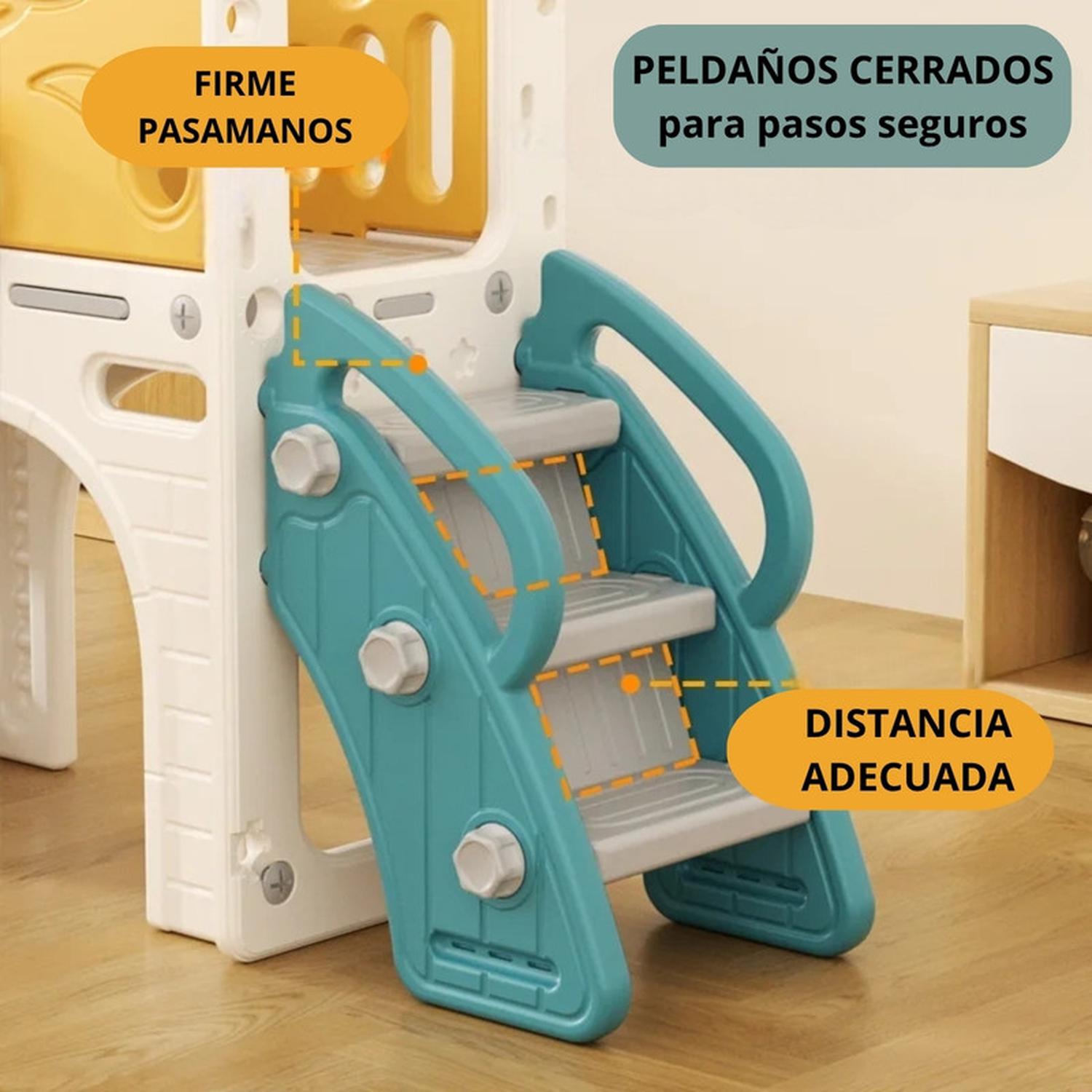 JUEGO RESBALIN TOBOGAN ARO BASKET TELESCOPIO ROCKET - 6