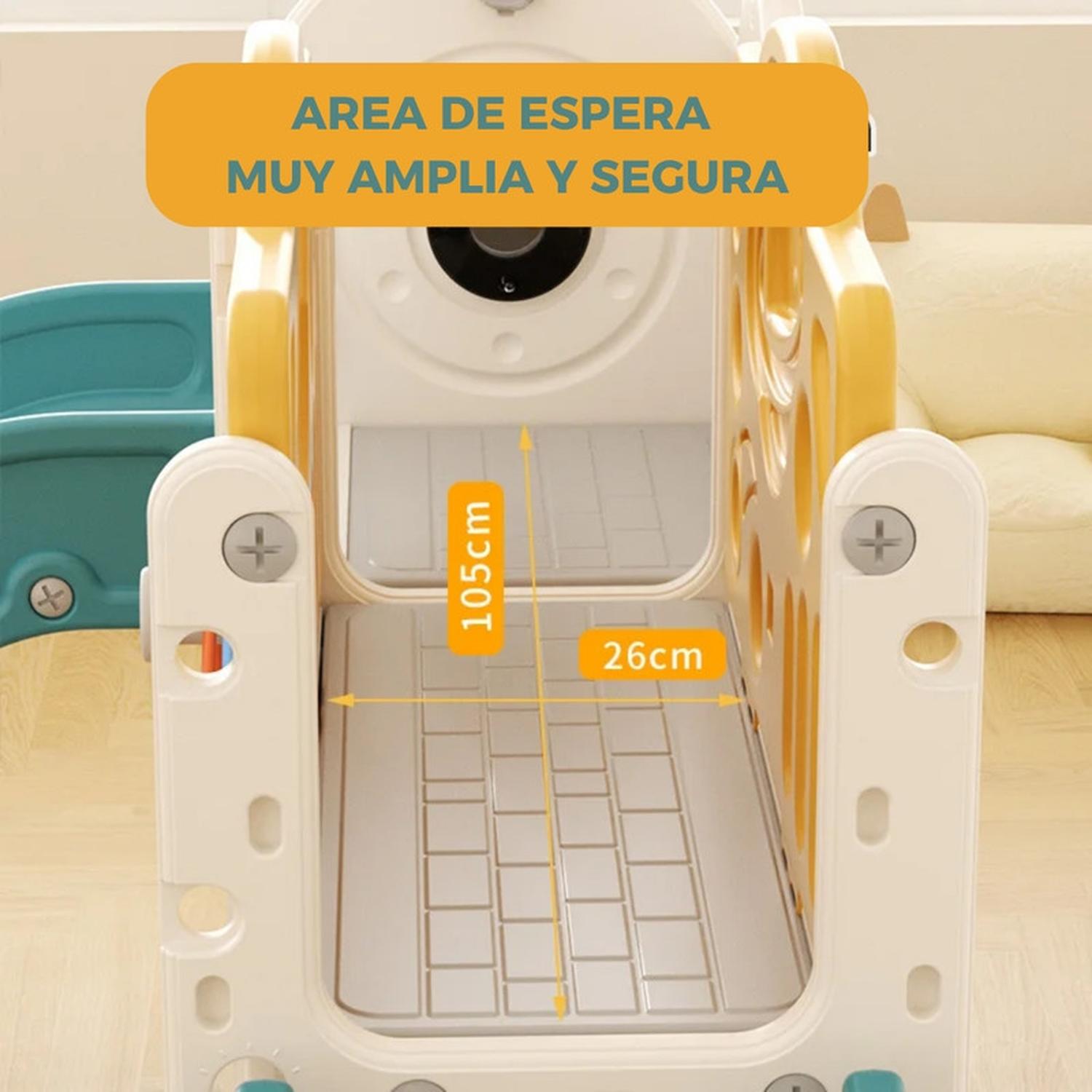 JUEGO RESBALIN TOBOGAN ARO BASKET TELESCOPIO ROCKET - 8
