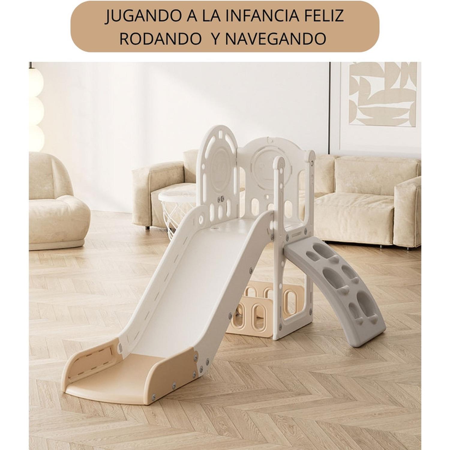 JUEGO RESBALIN INFANTIL + ESCALADA TOBOGAN TORRE ROJO - 6