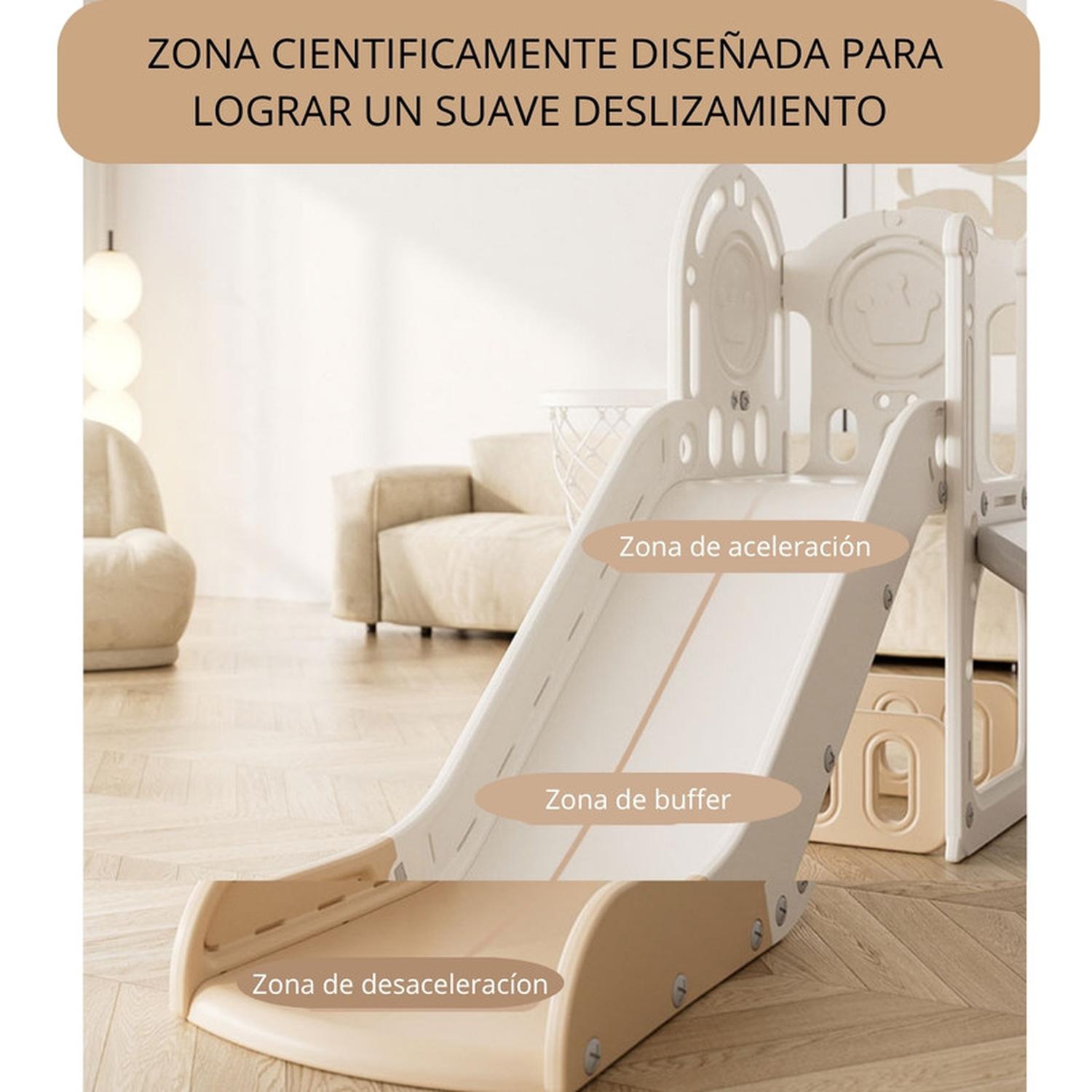 JUEGO RESBALIN INFANTIL + ESCALADA TOBOGAN TORRE ROJO - 7