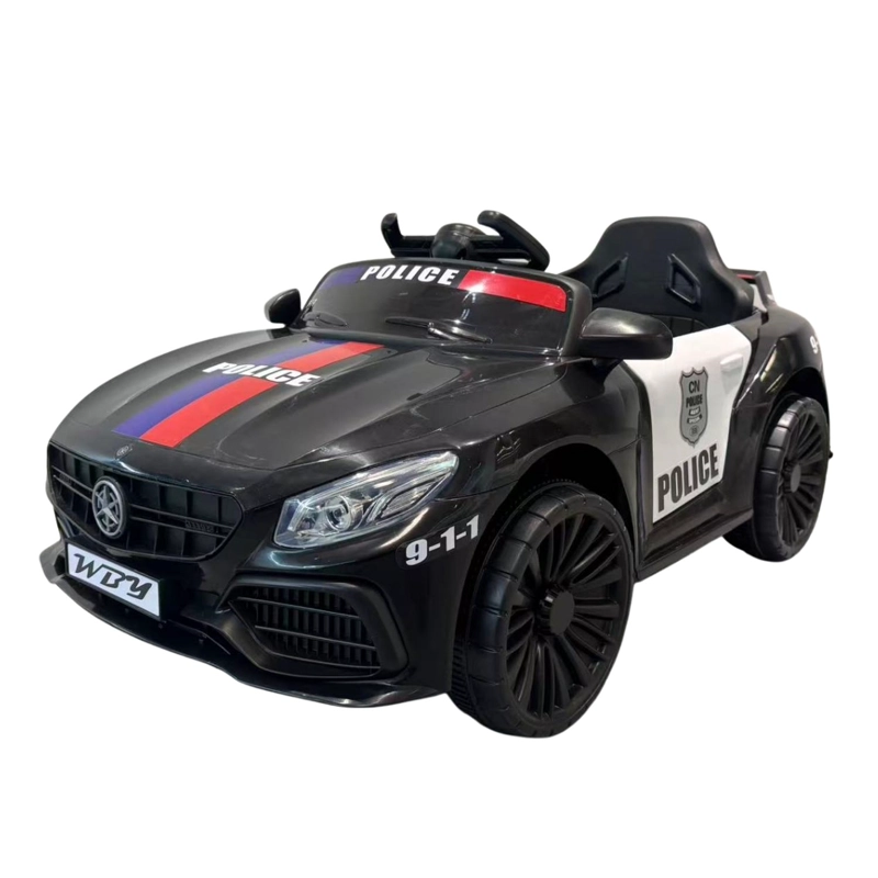 AUTO ELECTRICO POLICIA INFANTIL A BATERIA - 1