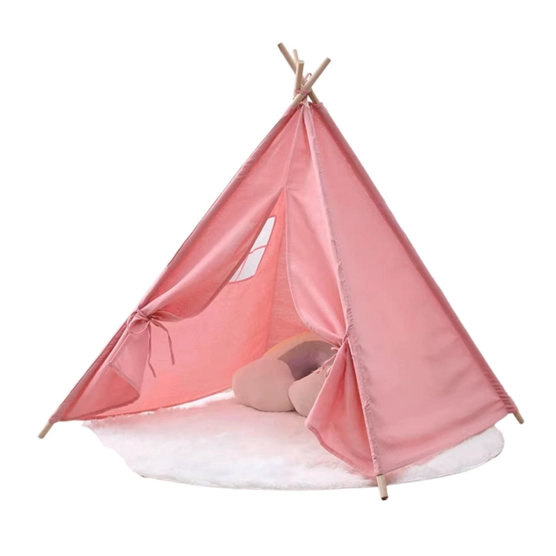 CARPA TIPI NIÑOS INFANTIL 160 CM ROSADA JUGUETE DECORACION - 1