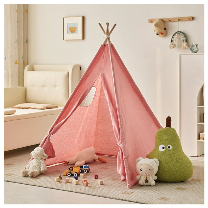 CARPA TIPI NIÑOS INFANTIL 160 CM ROSADA JUGUETE DECORACION - 3